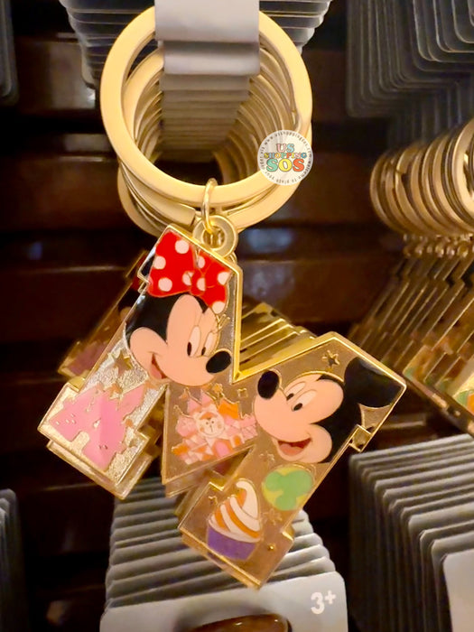 DLR/WDW - Mickey & Friends Alphabet Keychain