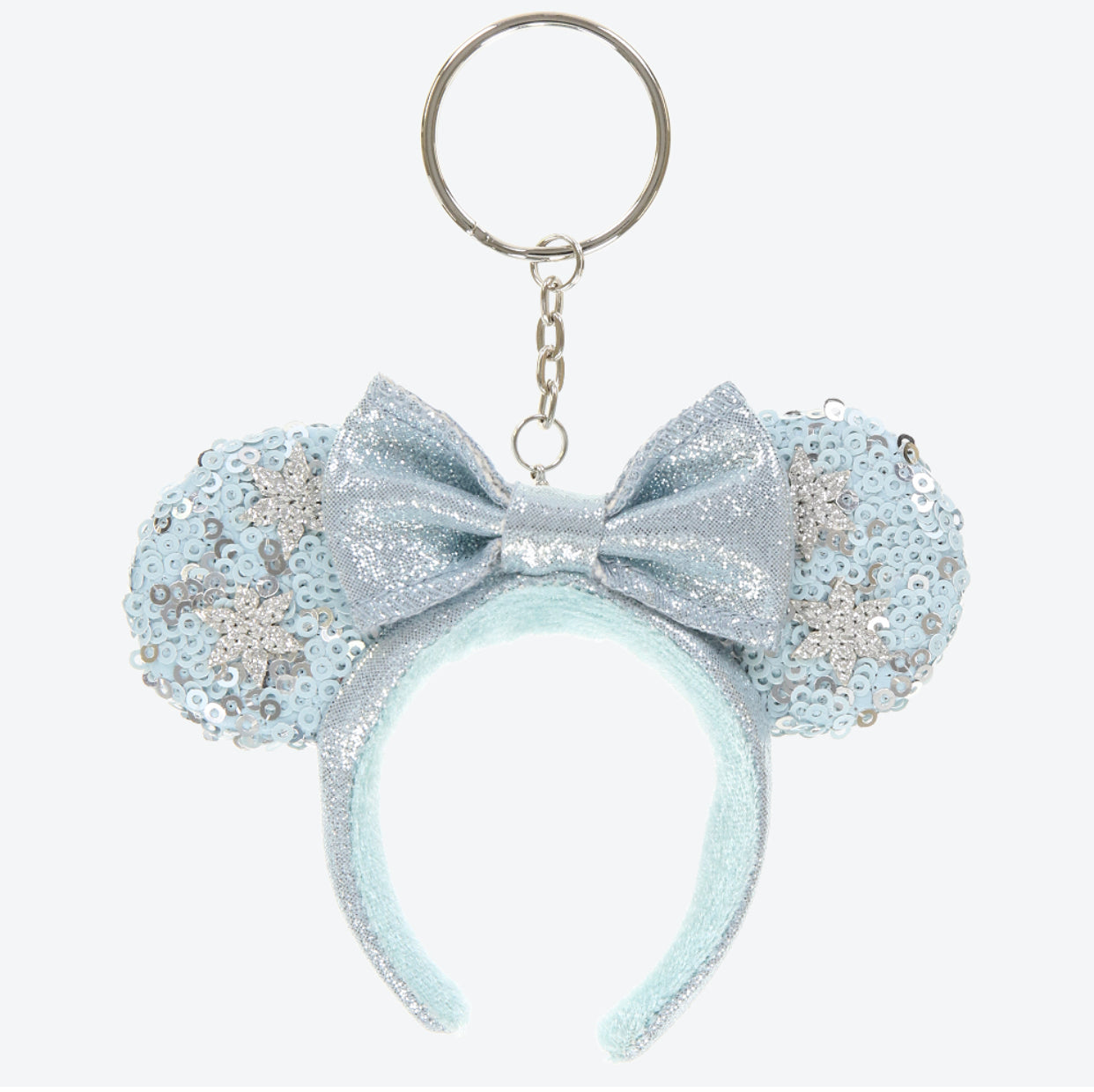 TDR - Fantasy Springs Anna & Elsa Frozen Journey Collection x Elsa Sequin Ear Headband Keychain