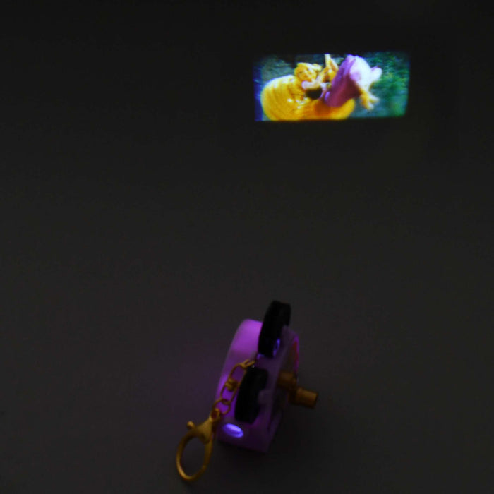 JDS - 2026 Key chain Fes x Rapunzel on the Tower Light Up Projection Machine Keychain