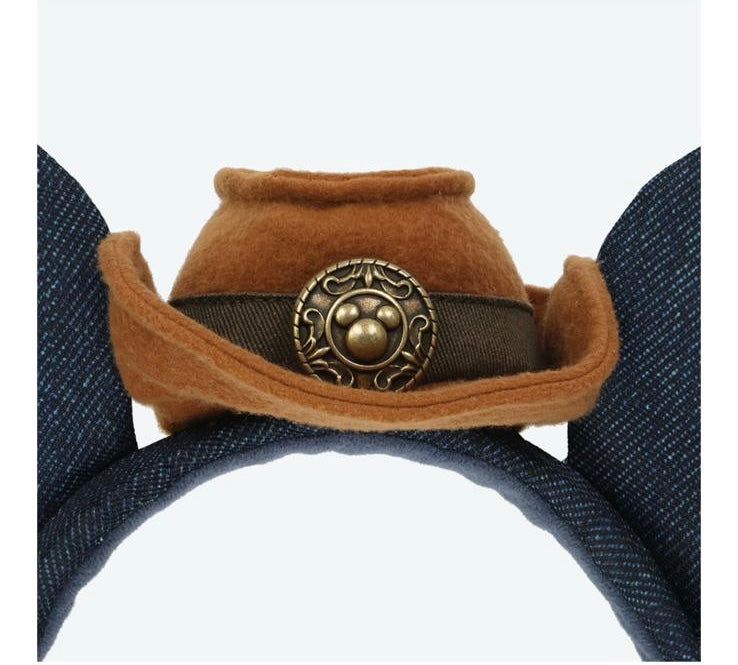 TDR - Vintage Denim Design x Mickey Mouse Ear Headband (Release Date: Jun 5, 2025)