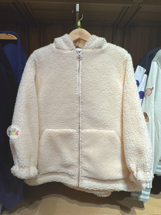 HKDL - Minnie Mouse with Ears Fleece Zip Hoodie for Adults