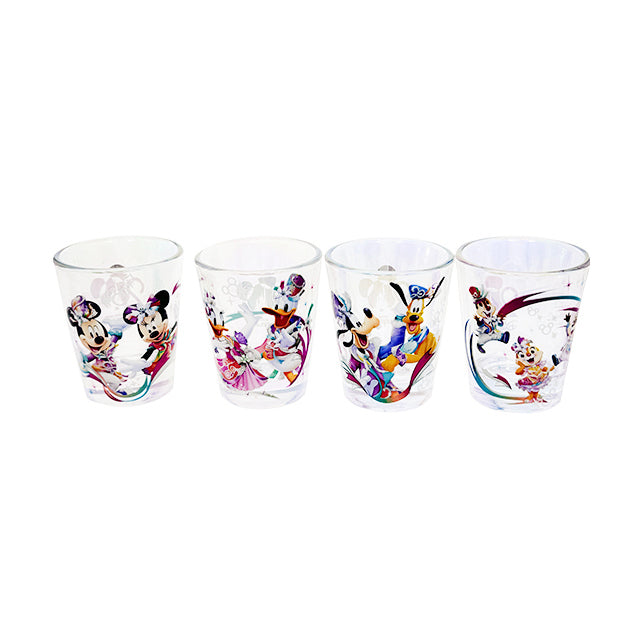 HKDL - 20th Anniversary Grand Celebration Mickey & Friends Shot Glass Set