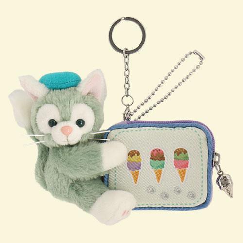HKDL - Duffy & Friends "Say Cheese!"- Gelatoni Plush Toy Keychain with Pouch
