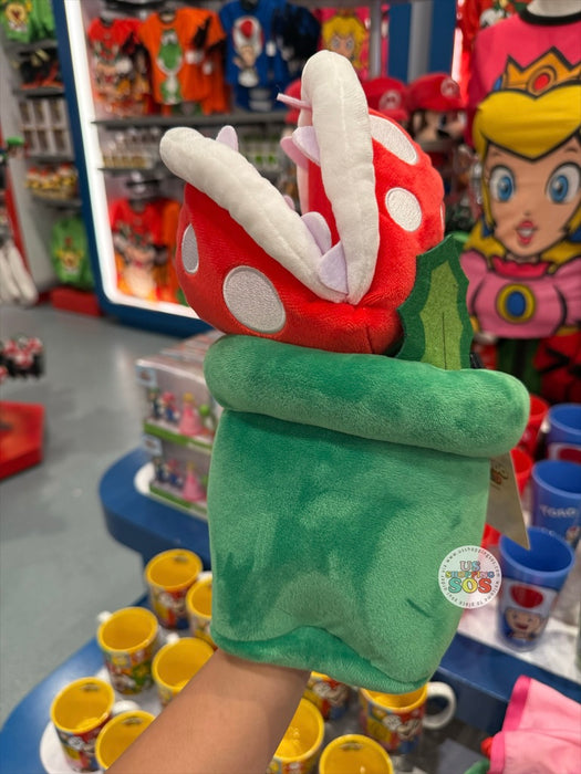 Universal Studios - Super Nintendo World - Pac-n-Flower (Piranha Plant)  Plush Hand Puppet