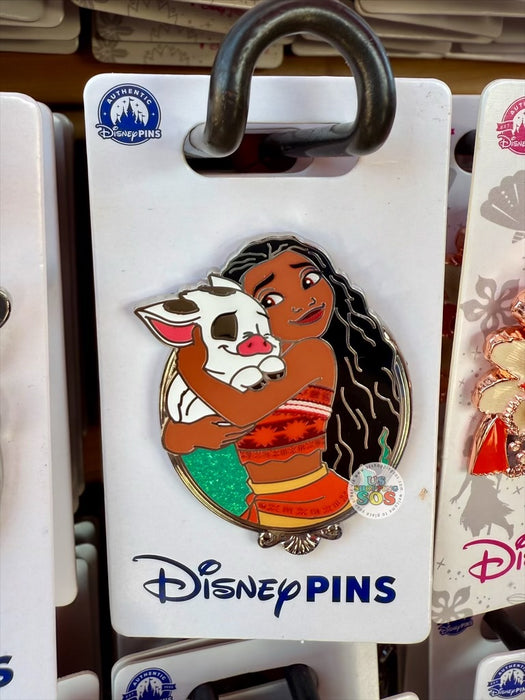 DLR/WDW - Disney Princess Glitter Portraits 2025 - Moana & Pua Pin
