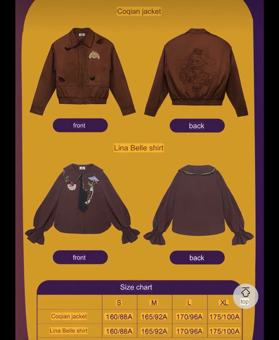 SHDL - 2026 Halloween Duffy and Friends Collection x CookieAnn Jacket for Adults (Release Date: Oct 4, 2026)