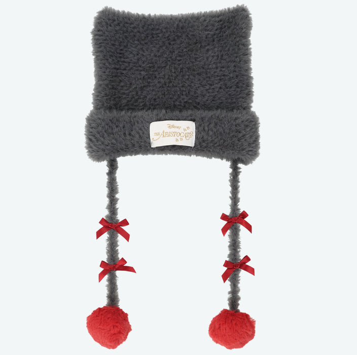 TDR - Disney The Aristocats with Soft Pink & Blue Ribbons Collection x Berlioz Kit Beanie with Pom Pom for Adults