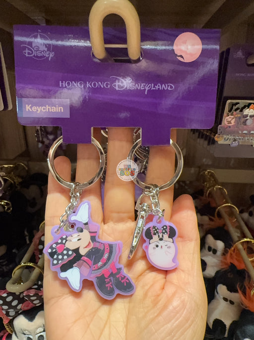 HKDL - 2026 Disney Halloween - Mickey and Friends Spooky Rock Band Collection x Minnie and Wickies Acrylic Keychain Set
