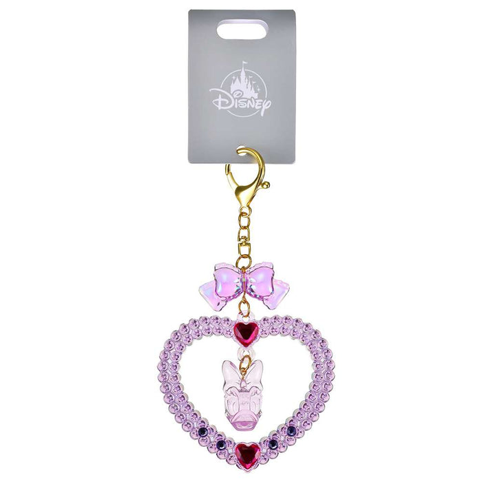 JDS - 2026 Heart Glitter Lovely x Daisy Duck Keychain