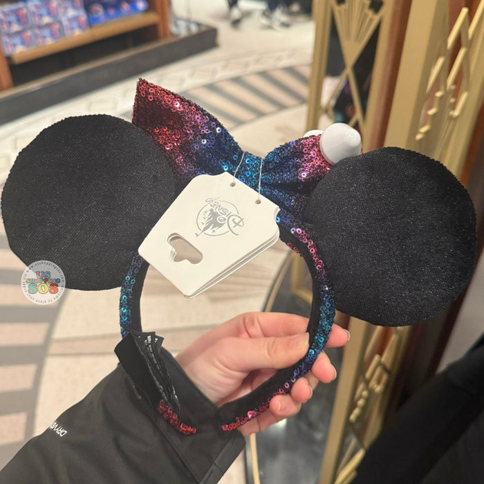 DLP - 2026 Disneyland Paris Disney Adventure World Minnie Mouse Sequin Ears Headband