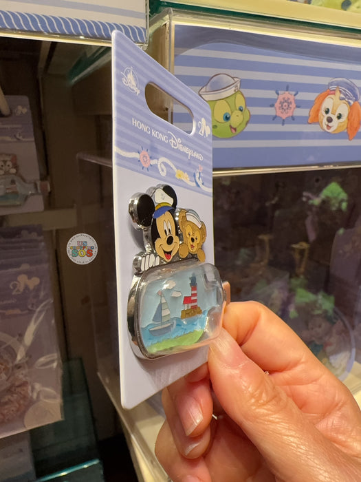 HKDL - 2026 Duffy & Friends, Mickey "Springtime Voyage" Collection x Mickey Mouse & Duffy "On a Bottle" 3D Pin Badge