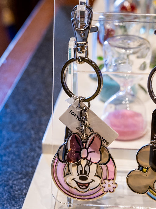TDR - Minnie Mouse Stainless Glass Keychain