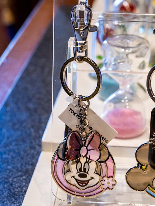 TDR - Minnie Mouse Stainless Glass Keychain