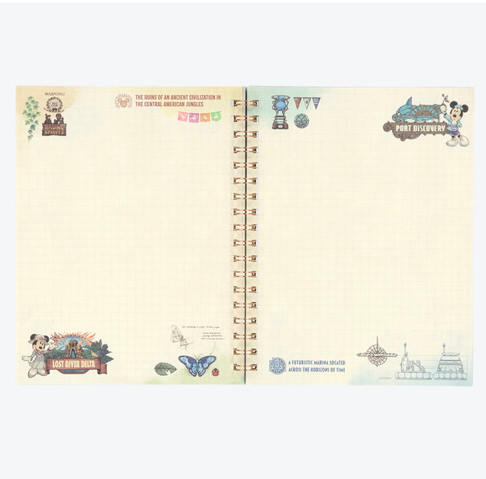 TDR - Tokyo DisneySea 25th Anniversary "The Jubilee Journey" x Mickey & Minnie Mouse Notebook (Release Date: May 25, 2026)