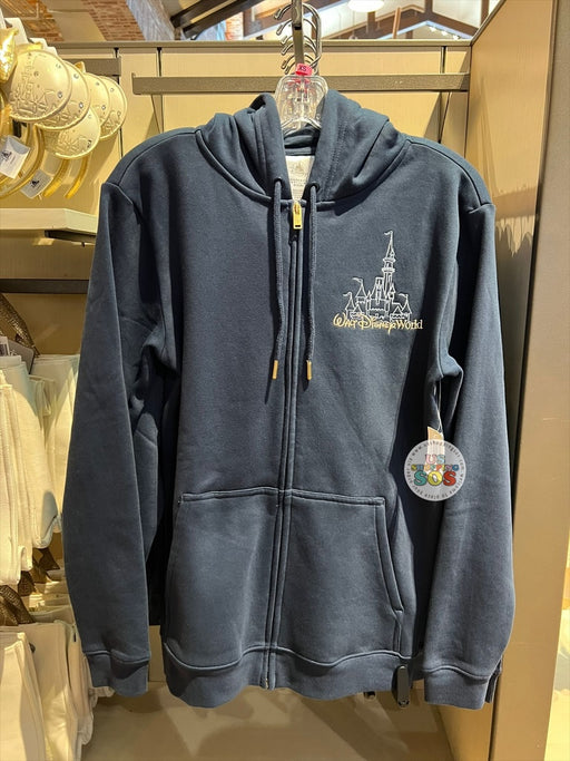 DLR/WDW - Walt Disney World Cinderella Castle Black Hoodie Jacket (Adult)