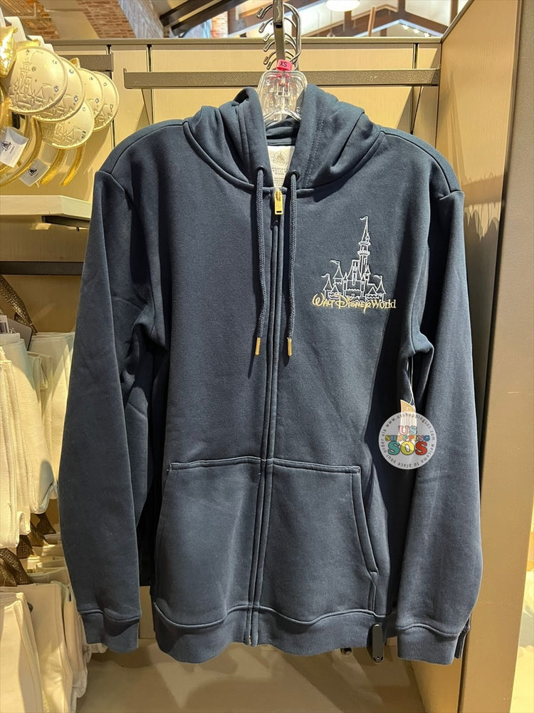 DLR/WDW - Walt Disney World Cinderella Castle Black Hoodie Jacket (Adult)