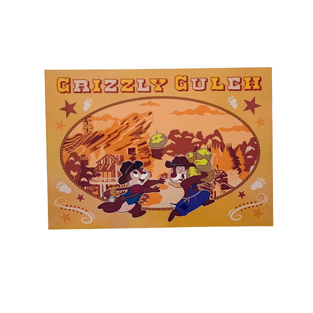 HKDL - 2026 Chip & Dale Grizzly Gulch Collection x Chip & Dale Postcard