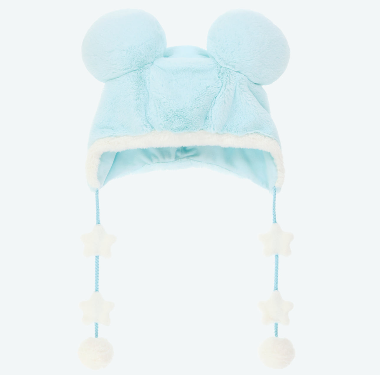 TDR - Dreamy Pastel Baby Blue Mickey Mouse Fan Cap with Pom Pom For Adults (Release Date: Dec 4, 2025)