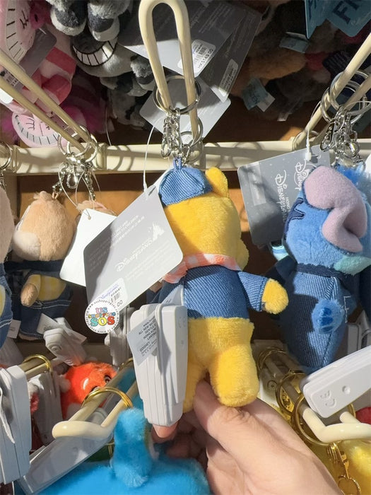 HKDL - Jean Style x Winnie the Pooh Plush Keychain