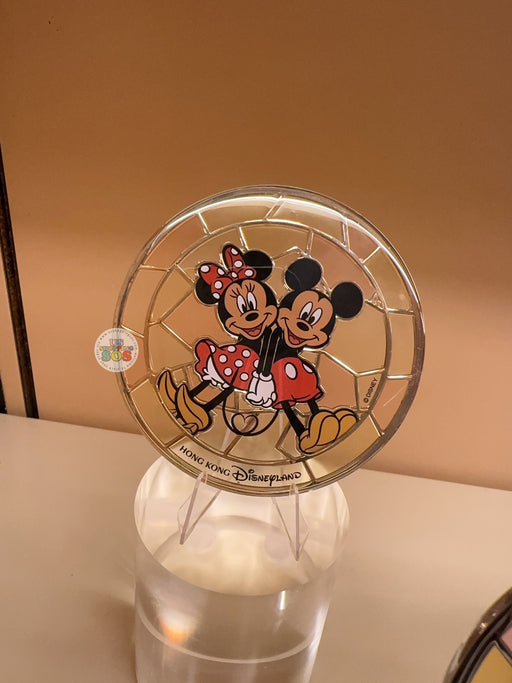 HKDL - 2026 Mickey & Minnie Mouse Stainless Glass Coaster