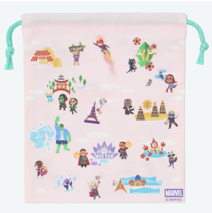 TDR - "It's a Small World with Groot x Marvel" Collection x Drawstring Bag (Release Date: Dec 26, 2025)