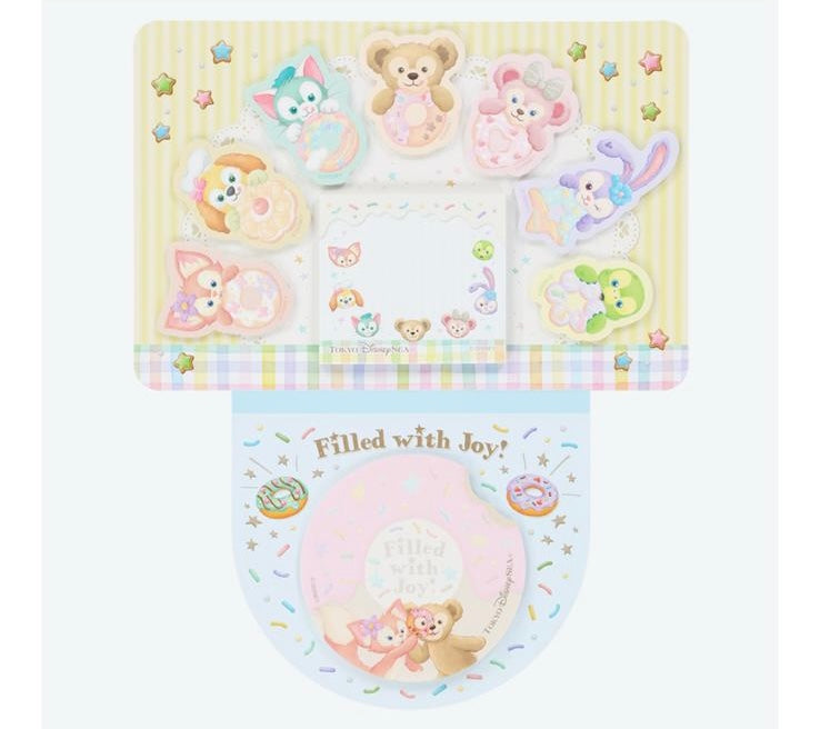 TDR - Duffy & Friends "Filled with Joy" Collection x Sticky Notes and Memos Set (Release Date: July 3, 2025)