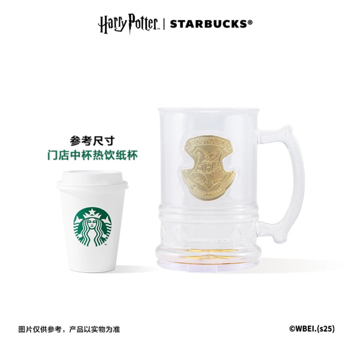 Starbucks China - Harry Potter x Starbucks - Hogwarts Castle Glass with Light-Up Coaster 900ml