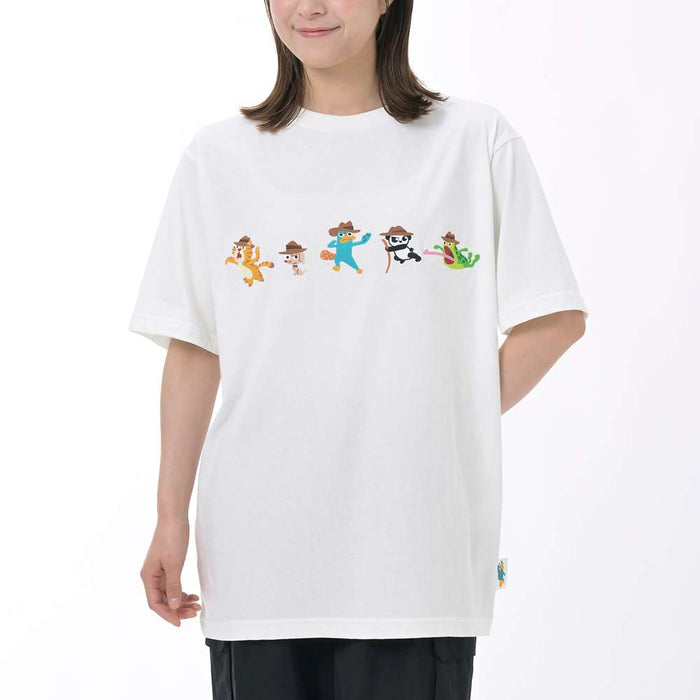 JDS - 2026 PHINEAS & FERB x Phineas and Ferb Short Sleeve T-Shirt  Color White for Adults (Release Date: Aug 18, 2026)