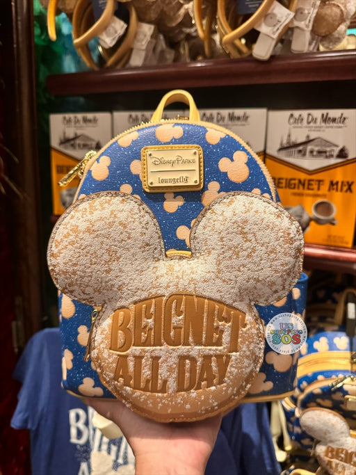 DLR - Loungefly “All Day Beignet” Headband Friendly Backpack