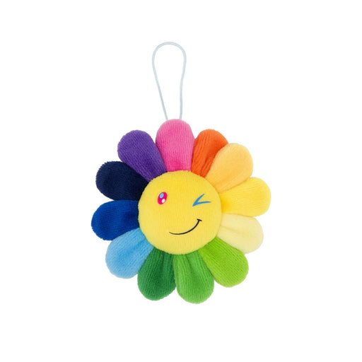 TAKASHI MURAKAMI Yellow Flower Emoji (😉 & 😍) Plush Keychain