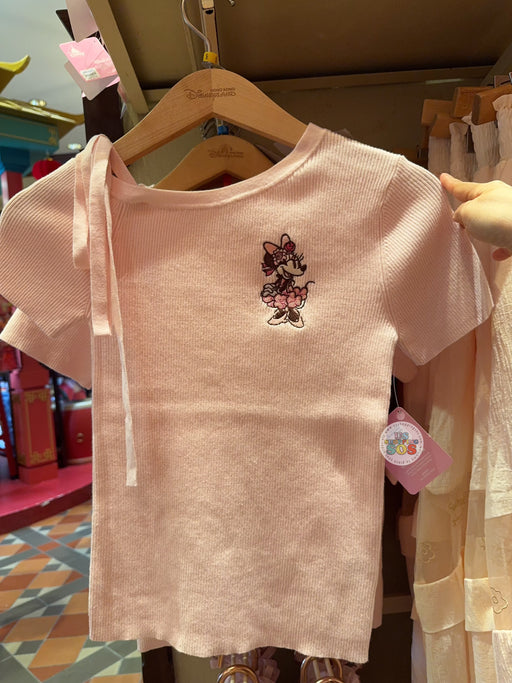 HKDL - 2026 Minnie Mouse Cherry Blossom Sakura Collection x Top with Ribbons for Adults