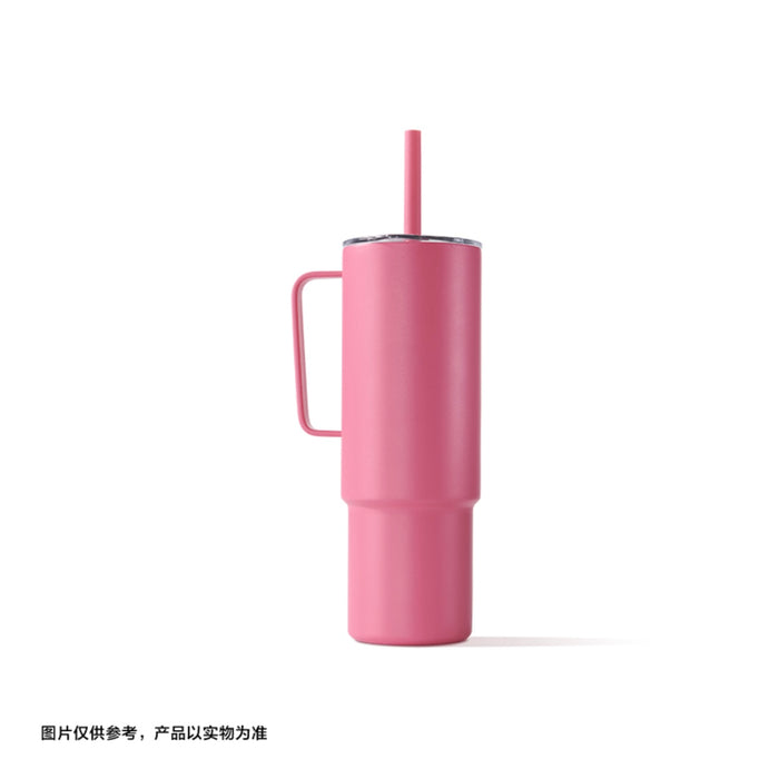 Starbucks China - 🦙 Alpaca Paradise 2024 - 9S. MiiR Watermelon Pink Stainless Steel Cup with Straw 946ml