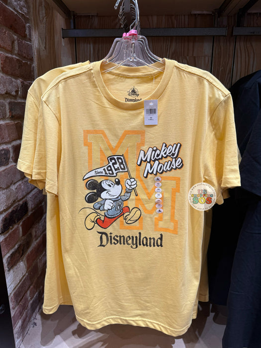 DLR/WDW - Mickey Mouse Since 1928 Pastel Yellow Graphic T-shirt (Adult)