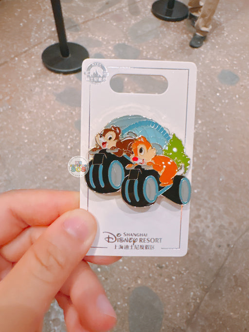 SHDL - 2026 Chip & Dale at Shanghai Disney Resort "TRON Lightcycle Power Run" Pin Badge