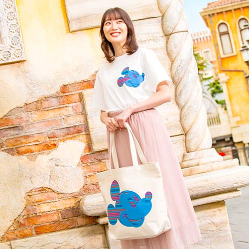 TDR - Tokyo Disney Resort Circulating Smiles Collection x Mickey Mouse "Gondolier Snack" Costume Fabric Tote Bag (Release Date: Jun 22)