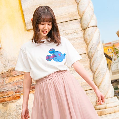 TDR - Tokyo Disney Resort Circulating Smiles Collection x Mickey Mouse "Gondolier Snack" Costume Fabric T Shirt for Adults (Release Date: Jun 22)