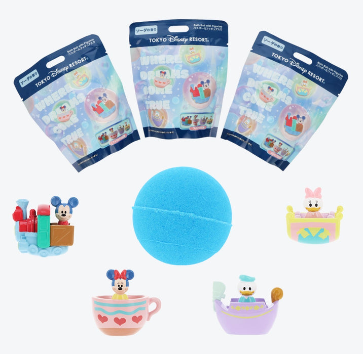 TDR - Tokyo Disney Resort Mickey & Friends Secret Mystery Bath Ball & Figures Bag