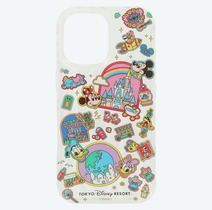 TDR - Tokyo Disney Resort "Park Map Motif" Pastel Color Collection - Smartphone Case for IPhone 16 (Release Date: Dec 11, 2025)