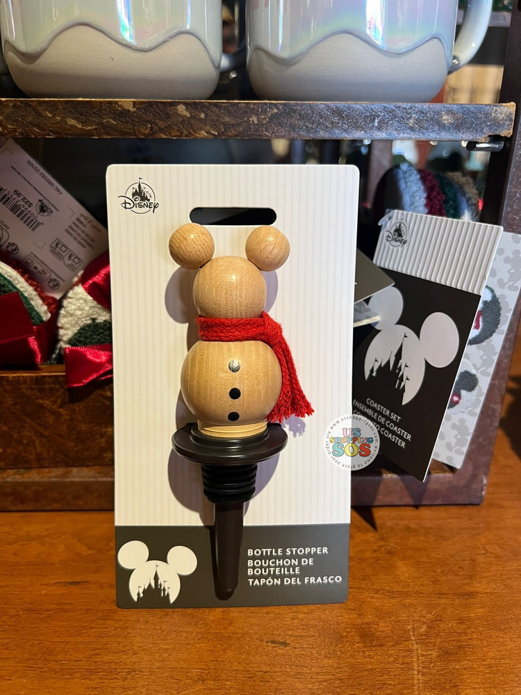 DLR/WDW - Christmas 2025 - Snowman Mickey Bottle Topper