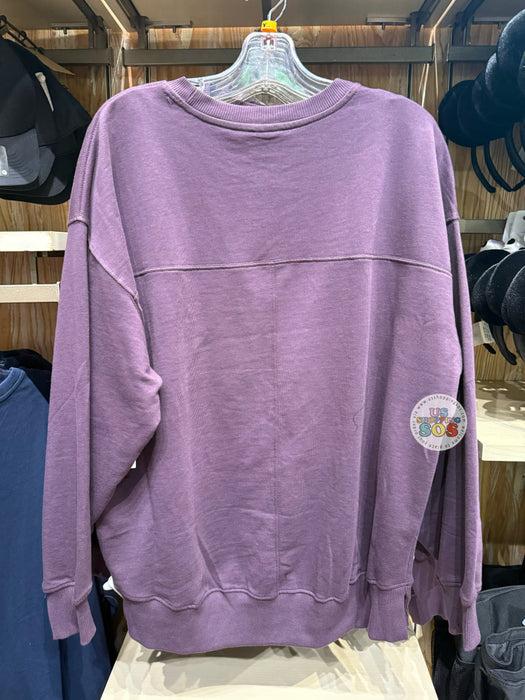 DLR/WDW - Park Logo Authentic Castle Original Dark Purple Pullover (Adult)