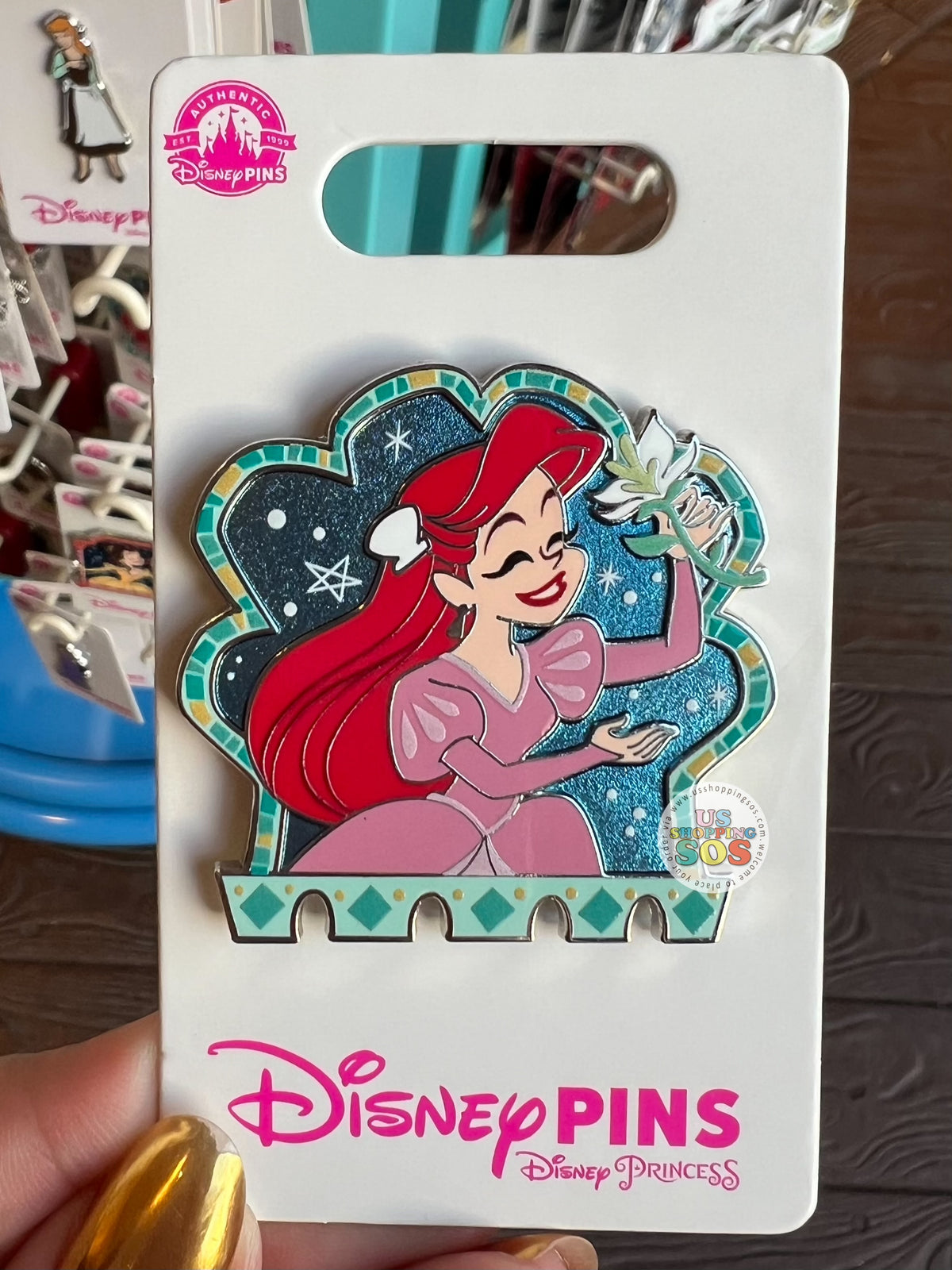 DLR/WDW - Disney Princess - Ariel with Flower Pin — USShoppingSOS