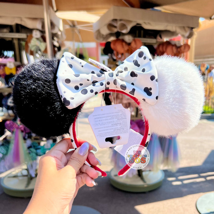 DLR/WDW - Disney Villain Cruella de Vil Inspired Ear Headband