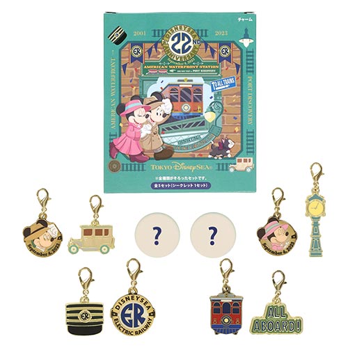 TDR - Tokyo Disney Sea 22nd Anniversary Celebration Collection - Mickey & Minnie Mouse, Figaro Mystery Charm (Full Set) (Release Date: Sept 4)
