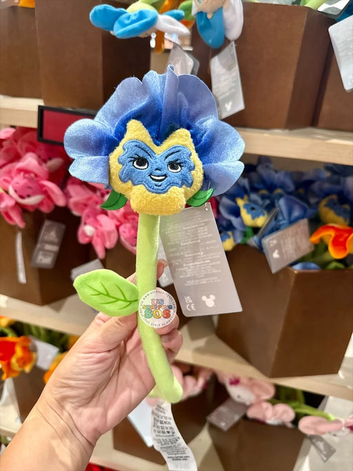 DLR/WDW - Alice in Wonderland 2026 - Blue Pansy Plush Flower