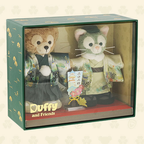 TDR - Duffy & Friends x Duffy & Gelatoni Japanese Clothing Style Plush Toy Box Set (Release Date: Dec 4)