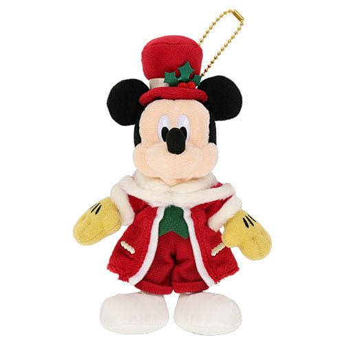 Disney Parks Mickey Mouse Plush Keychain New