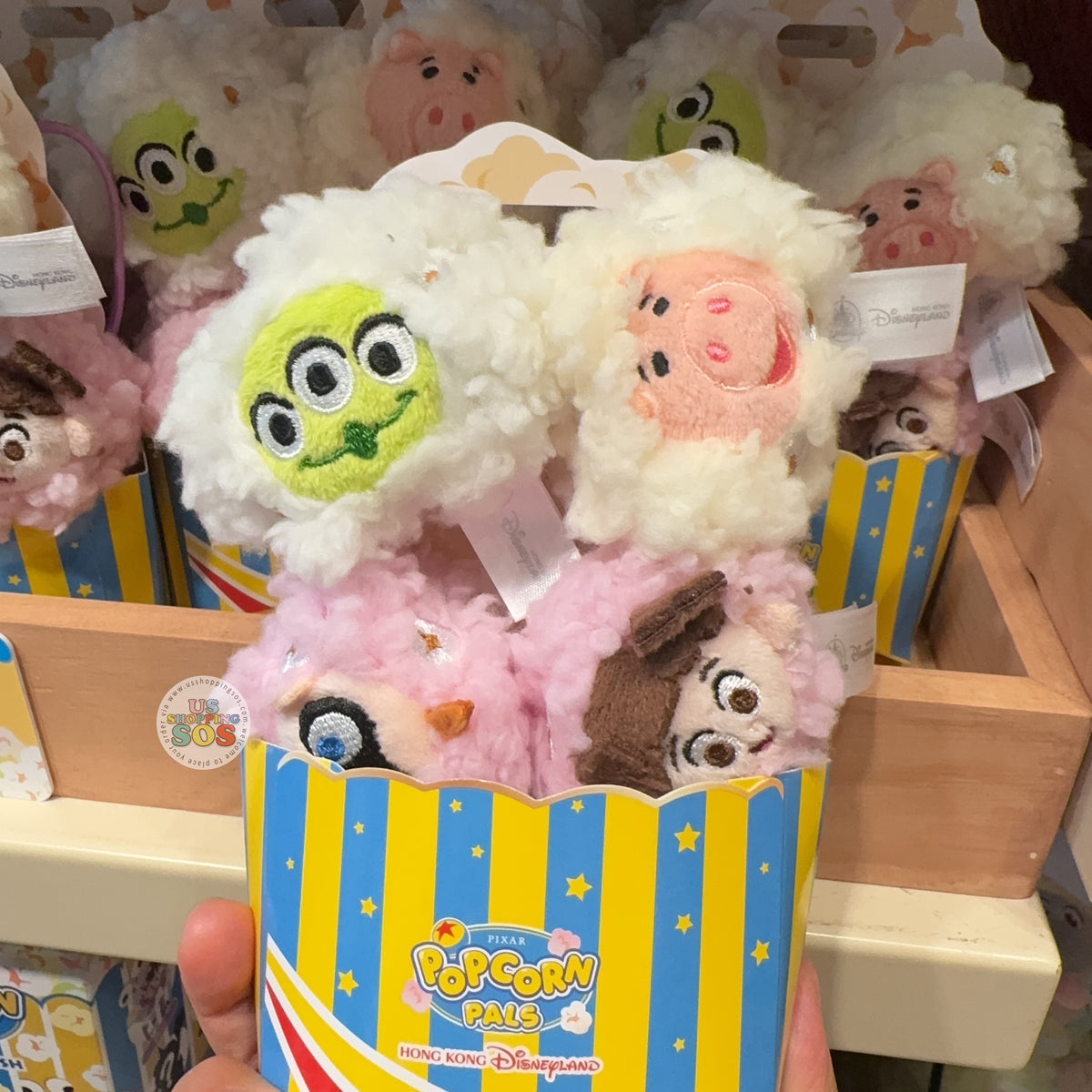 HKDL - 2026 Pixar Popcorn Pals Collection x Alien, Hamm, Boo