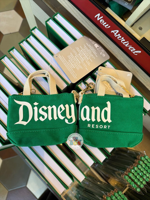 DLR/WDW - Logo Mania 2026 The Tiki Tiki Tiki Room - Emerald Green Park Logo Coin Pouch Keychain