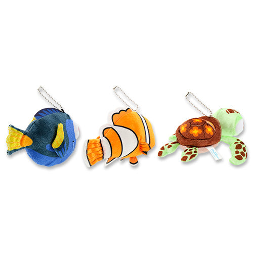 TDR - "Finding Nemo" - Nemo, Dory, Squirt Plush Keychains Set (Release Date: Dec 21)