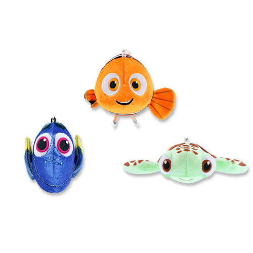TDR - "Finding Nemo" - Nemo, Dory, Squirt Plush Keychains Set (Release Date: Dec 21)